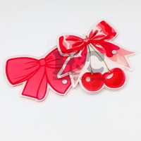 Nieuwe aanwinst: Cherry Lash Tiles Hart Bloem Acryl Wimper Tray Herbruikbaar Duurzaam Ecologisch Professioneel Wimperbakje voor meisjes