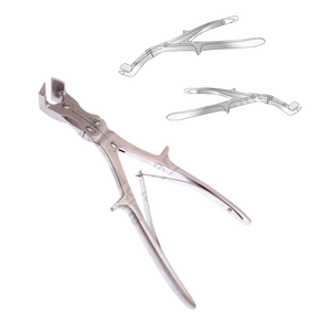 Tijeras para Costillas Tudor Edwards Anterior de Acero Inoxidable, Instrumentos Quirúrgicos Manuales de Acción Compuesta para Uso Dental Profesional - Product Image 1