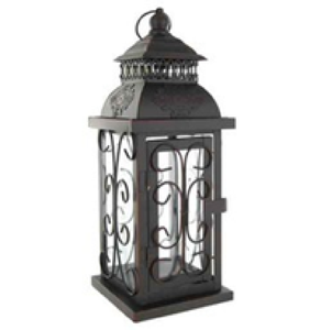 Grande lanterne pyramidale moderne en acier inoxydable avec verre transparent et poignée en bois, disponible à prix de gros. - Product Image 4