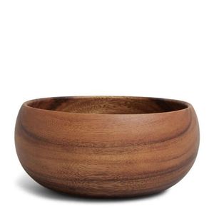 Cuencos de servir de madera ecológicos para interiores, diseño de utensilios de cocina, cuencos para ensalada pulidos, diseño personalizado disponible, de acacia y mango, para fiestas. - Product Image 4