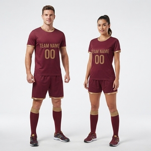 Uniformes de Fútbol Personalizados al por Mayor, Camisetas de Fútbol para Hombre, 100% Poliéster, Colores Personalizados, Servicio OEM, Jersey Sublimado - Product Image 3