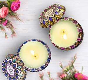 Porte-bougies votives en fer avec couvercles - Contenants vides pour la fabrication de bougies, décoration intérieure, Noël et Pâques - Product Image 1