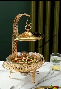 Supports de buffet en métal de haute qualité, conformes aux normes de restauration, faciles à entretenir et à réutiliser pour de multiples événements. - Product Image 6