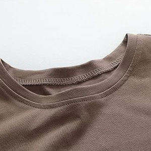 Camiseta de punto vintage para hombre, estilo streetwear, 100% algodón y fibra de bambú, logotipo personalizado, corte oversize, lavado ácido con estampado. - Product Image 4