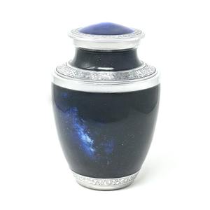 Urna Conmemorativa de Alta Calidad, Grabada a Mano, Estilo Americano, para Cenizas de Adultos, Esmalte Blanco, Capacidad de 200 Pulgadas Cúbicas, LU - Product Image 2