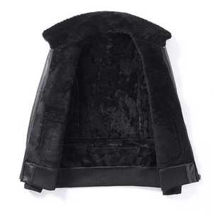 Manteau en cuir et fourrure – Mode élégante pour l'hiver - Product Image 2