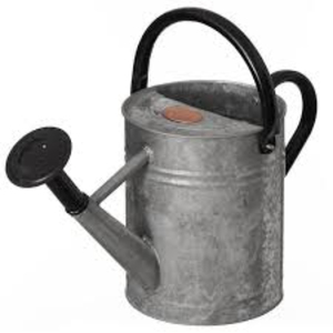 Regadera de Metal Galvanizado en Oferta, Regadera de Hierro Rústica para Jardín con Boquilla Larga, Regadera Decorativa Antigua para Plantas de Exterior - Product Image 3
