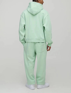 Nouvel ensemble de survêtement streetwear 2026 pour homme : sweat à capuche oversize en molleton de coton épais et pantalon de jogging - Product Image 3