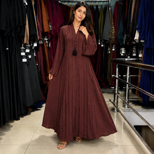 Premium Embroidered Abaya Dubai Luxury Modest Wear <b>for</b> Women Designer Embroidered Abaya <b>for</b> Women High Quality Dubai Style - Product Image 2