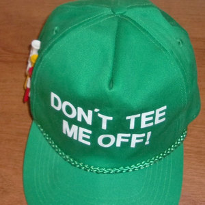 Gorra de golf divertida personalizada con soporte para tee, gorra de golf novedosa con cuerda trenzada, gorra de golf vintage verde de 5 paneles con cierre a presión - Product Image 4