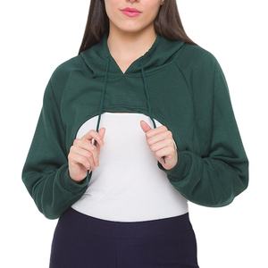 Sudadera con capucha elegante y personalizada con logo frontal, estilo urbano, de forro polar, anti-bolitas, para mujer, de corte holgado, tipo chándal. - Product Image 1