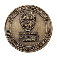 Moneda de desafío de Boy Scouts con foto personalizada offset impreso