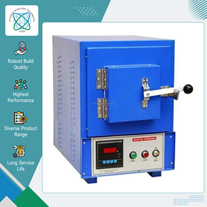 Horno de mufla eléctrico de acero dulce de alta calidad y gran demanda, con recubrimiento en polvo y controlador PID, de origen indio. - Product Image 2