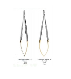 Ensemble de pinces, ciseaux et manches de scalpel en acier inoxydable pour micro-aiguilles – Instruments de précision pour la chirurgie ophtalmique, dentaire et microchirurgie - Product Image 2
