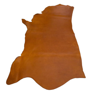 Cuero Genuino de Vaca Curtido Vegetalmente en Color Naranja Oscuro Quemado, Ideal para la Elaboración de Artículos de Lujo Duraderos, Perfecto para Bolsos y Decoración del Hogar - Product Image 1