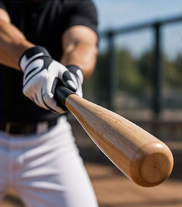 Batte de baseball professionnelle en bois naturel OEM pour l'entraînement sportif en extérieur, pour jeunes et adultes, pour les jeux de loisirs. - Product Image 5