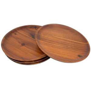 Plato de Madera Grabado Hecho a Mano, Ecológico y de Lujo, Personalizable, Diseño Moderno, Plato de Servir Premium para el Hogar, Camping y Cenas - Product Image 2