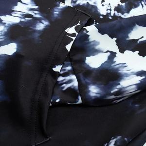 Sudadera con Capucha Informal para Hombre, 100% Algodón, Estilo Tie-Dye, Tela Elástica para Primavera/Otoño, Bolsillo Delantero, Corte Holgado, Estampado - Product Image 6