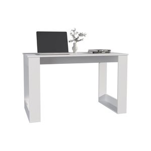 Scrivania per Computer Oviedo 120 Bianca per Scrittura e Uso in Ufficio Domestico - Product Image 6