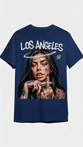 Camiseta con Diseño Personalizado, Estampado Frontal, 100% Algodón, Cuello Redondo, Corte Holgado, Talla Grande, Manga Corta, con Letras, 300g, Transpirable, Casual - Product Image 4
