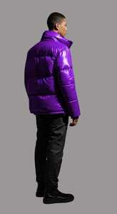 Vestes d'hiver rembourrées pour hommes, surdimensionnées, légères, imperméables, avec logo personnalisé brodé. - Product Image 4