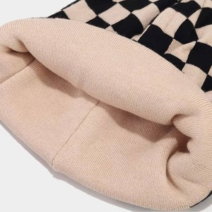 Fabricantes de Gorros Personalizados, Gorro de Punto Jacquard con Estampado Completo, Estilo Y2K Gótico, Sin Dobladillo, Gorro de Invierno con Logo - Product Image 4