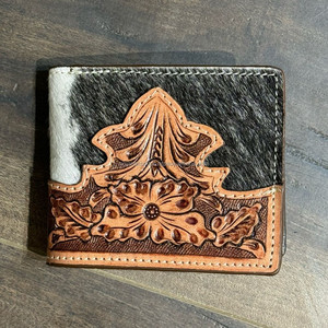 กระเป๋าสตางค์ใบสั้นแบบพับสองด้านทำจากหนังวัวคุณภาพสูงสำหรับผู้ชายกระเป๋าใส่บัตรเครดิต - Product Image 4