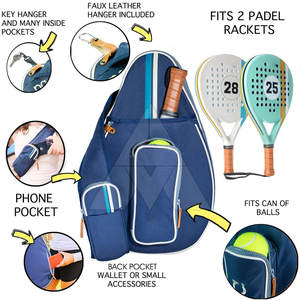 Sacs de raquettes de padel sur mesure de qualité supérieure pour activités sportives en plein air, sacs de raquettes de padel en vente - Product Image 2