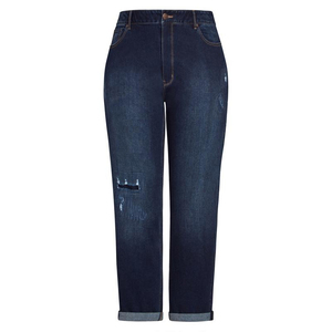 Pantalones Vaqueros Rectos de Cintura Alta para Mujer, Otoño 2026, con Cierre, Moda Transfronteriza en Estados Unidos, Servicio OEM ODM - Product Image 4