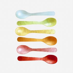 Cucharas para Ensalada con Diseño de Ángel en Resina, Hechas a Mano, con Acabado Espejo, Utensilios Decorativos para Hogar, Hotel, Restaurante, Manualidades - Product Image 1