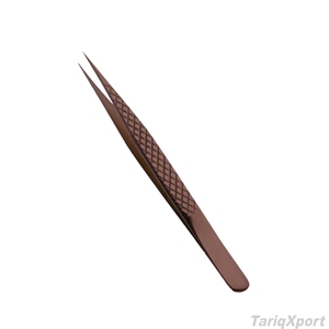 Pinzas Profesionales para Extensión de Pestañas de Acero Inoxidable, Antimagnéticas, con Mango Cómodo, Logotipo Personalizado, Uso en Salón - Product Image 3