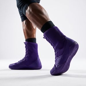 Dumela Adult Customizable Boxing <b>Boots</b> Leather <b>High</b> <b>Top</b> Training Shoes Eco-Friendly Breathable Comfortable Durable - Product Image 4