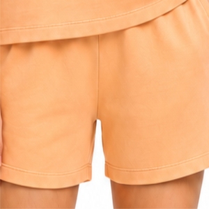 Ensemble T-shirt à manches courtes et short pour femme, en coton respirant, imprimé lettres, coupe ample, short assorti, T-shirt personnalisé - Product Image 5