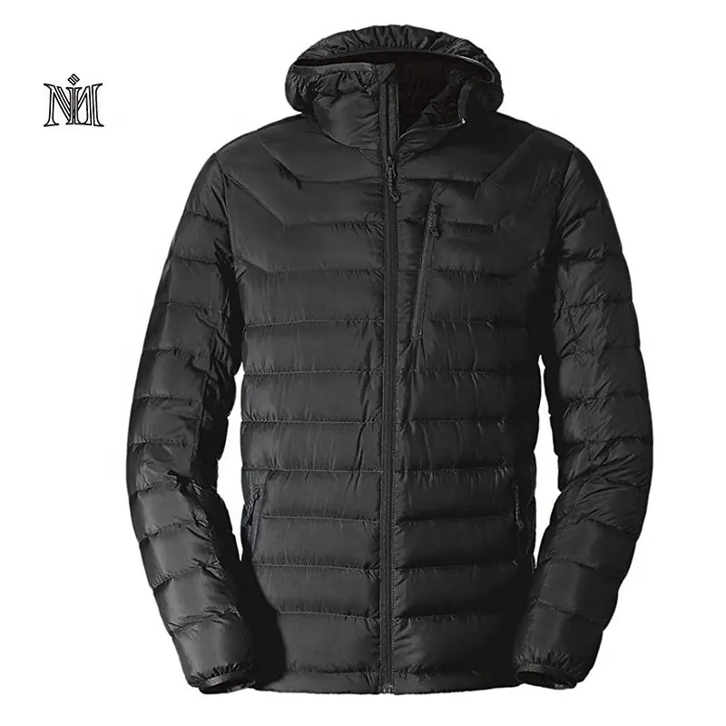 Customize zipper Bubble Jackets wear keep warm windbreaker oversize pullover winter coats padded polyester fabric jacket