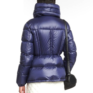 High Quality Solid Pattern Knitted Puffer Jacket Women Plus Size Customizable Zipper Embroidered Logo Waterproof Breathable Soft - Product Image 3