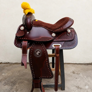 Selle anglaise pour cheval, dernière conception, confortable, entièrement personnalisée, qualité supérieure, selle western pour l'équitation - Product Image 4