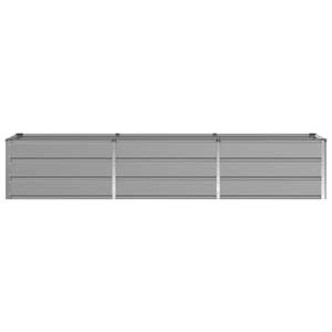 Maceta de Acero Gris Claro 94.49 X 31.50 X 17.72 Pulgadas, Macetas y Jardineras - Product Image 4