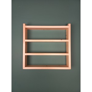 <b>Pine</b> Wood 3-Tier Spice Rack <b>Shelf</b> Wholesale Kitchen Organizer Cream - Product Image 2