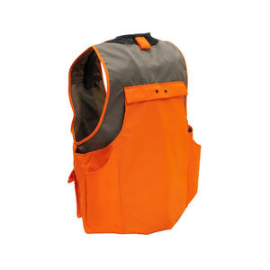 Chaleco de Pesca Táctico Naranja de Verano, Lona Cardura, Ligero, Transpirable, Multibolsillos, Forro Extraíble Personalizado, Unisex, Talla Grande - Product Image 6