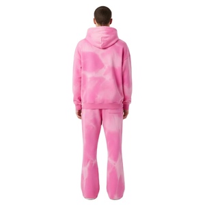 Survêtement pour homme personnalisé, lourd, délavé à l'acide, effet décoloré par le soleil, sweat-shirt à capuche, 100% coton, molleton, style pantalon ample, survêtements pour homme - Product Image 2