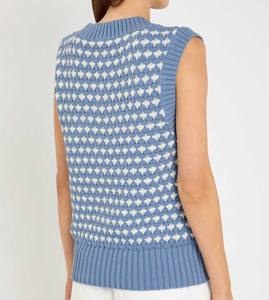 Fournisseur Professionnel de Pulls Tricotés Sans Manches pour Femmes - Pull d'Hiver Personnalisé - Tricotage Féminin Doux, Chaud et Respirant - Product Image 3