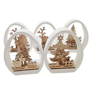 Decoración Navideña de Madera para Escritorio, Árbol de Navidad de Madera de Alta Calidad para Interiores - Product Image 2