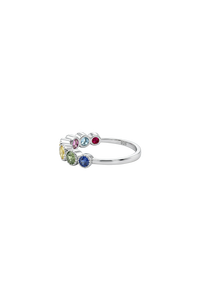Anillo de Zafiro Azul en Plata de Ley 92.5 KLSR-11737 - Product Image 6