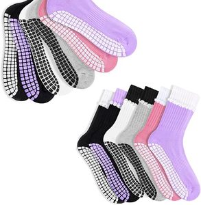Pilates <b>Socks</b> With <b>Grips</b> for Women Cute Non Slip Crew Gripper Yoga <b>Sock</b>-Grippy Sticky for Hospital/Dance Barre/Workout - Product Image 5
