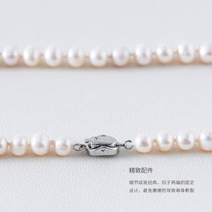 Collar de Perlas de Agua Dulce de 11-12 mm, Diseño Elegante y Versátil, Artículo de Regalo, Venta Directa de Fábrica - Product Image 3