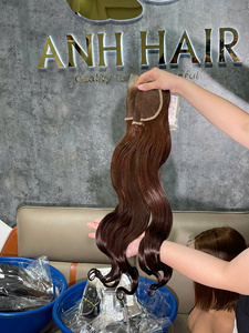 ผมต่อแบบลูกไม้เวียดนาม แบบลอนธรรมชาติ สีน้ำตาล - Product Image 1