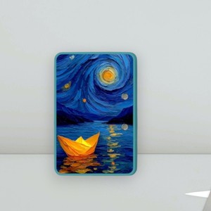 High Quality Starry Night Paper Boat Acrylic <b>Magnetic</b> Eyelash Extension Beauty Tool Custom Logo Heart Flower Diamond Lash <b>Tiles</b> - Product Image 1