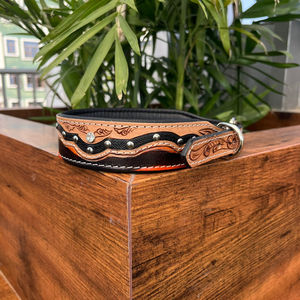 ชุดปลอกคอสุนัขหนังแท้สำหรับฝึกสุนัขแบบถือปลอกคอสุนัขแบบพกพา - Product Image 2