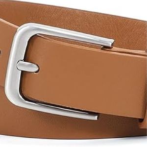 เข็มขัดหนังวัวแท้คุณภาพสูงสำหรับผู้ชาย แฟชั่นลำลอง โลโก้สั่งทำได้ หัวเข็มขัดสแตนเลสหลากสี ขายออนไลน์ ปากีสถาน - Product Image 5