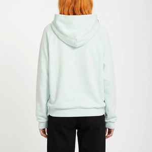 Sweat-shirt à capuche en polaire pour femme, OEM, marque privée, premium, anti-plis, délavé à l'acide, pull d'hiver avec logo frontal - Product Image 2